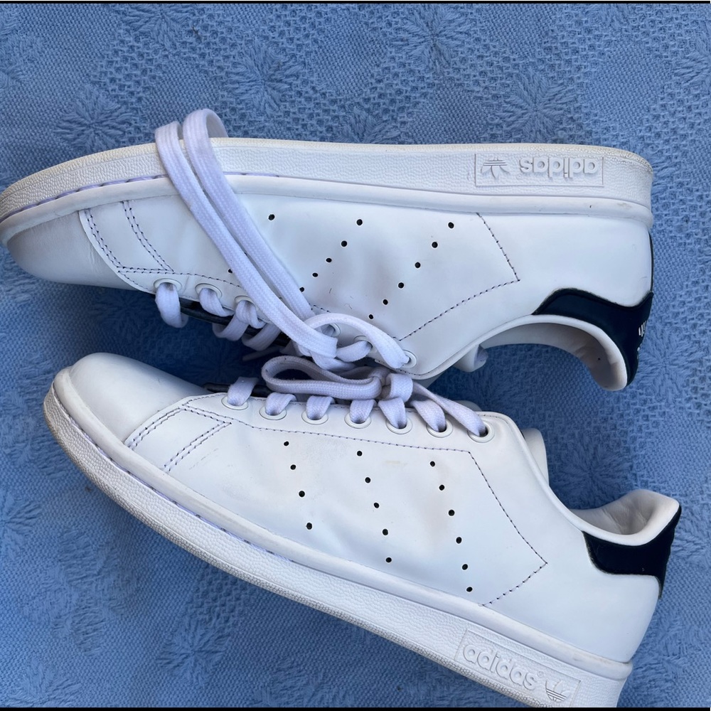 Adidas Stan Smith White Tennis Shoes-7